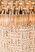 Garden Rose Cane Ottoman - Off-White / Bamboo, jute rope and rattan / L: 21’’ W: 25’’; Height: 18’’ - Furniture