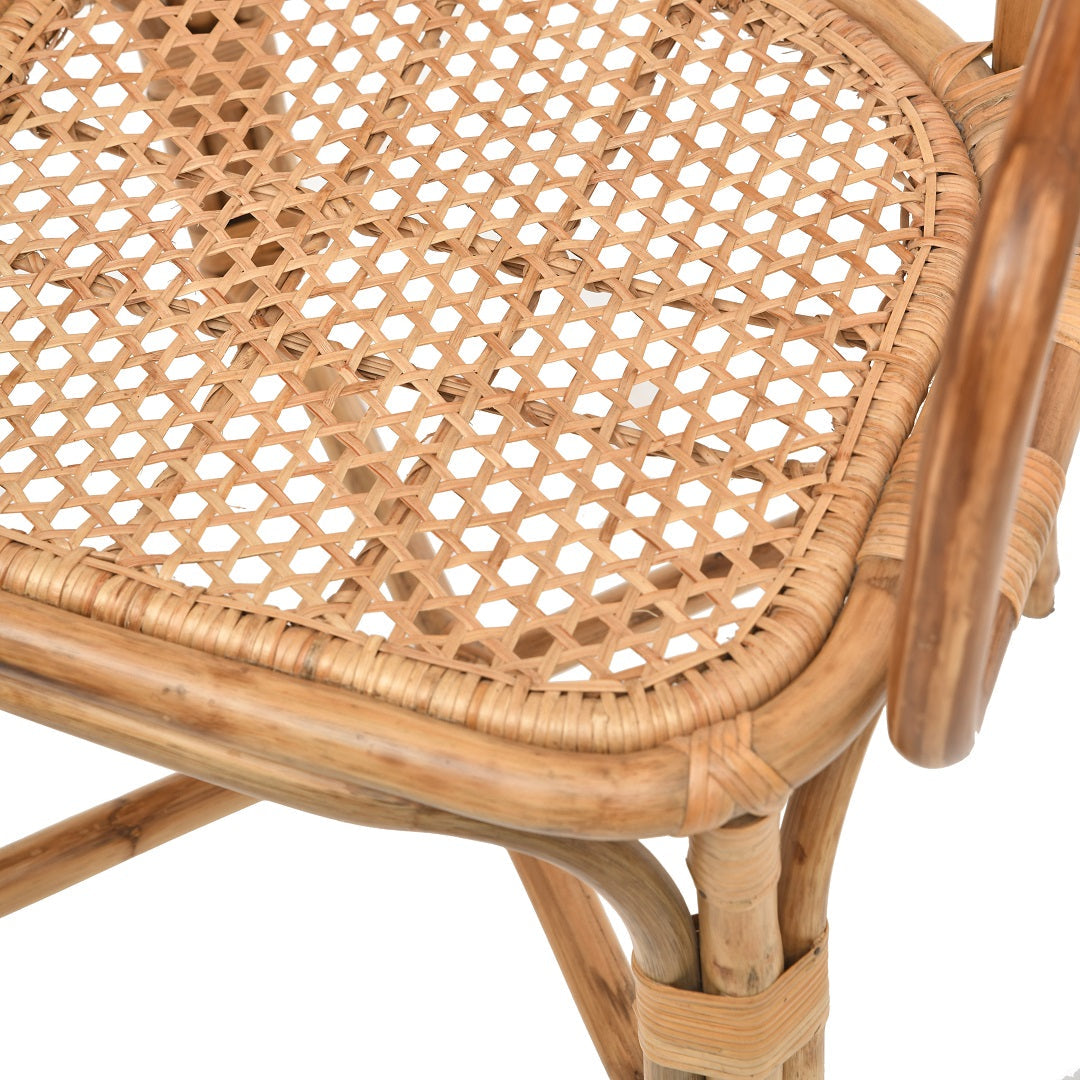Gelephu Leisure Bamboo Chair - Natural / Bamboo / L: 20’’ W: 18’’ H: 35’’; Seat Height: 18’’ - Furniture