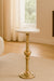 Gelmir Accent Table - CM: - L:- 25 X W:- 25 X H:- 55 / Marble and Aluminium - Indoor Furniture