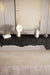 Gideon Console - L:48’’ x B:14.5’’ x H:26’’ In Inches / Krayon A-104 Dark Grey Acrylic Solid Surface Mounting;