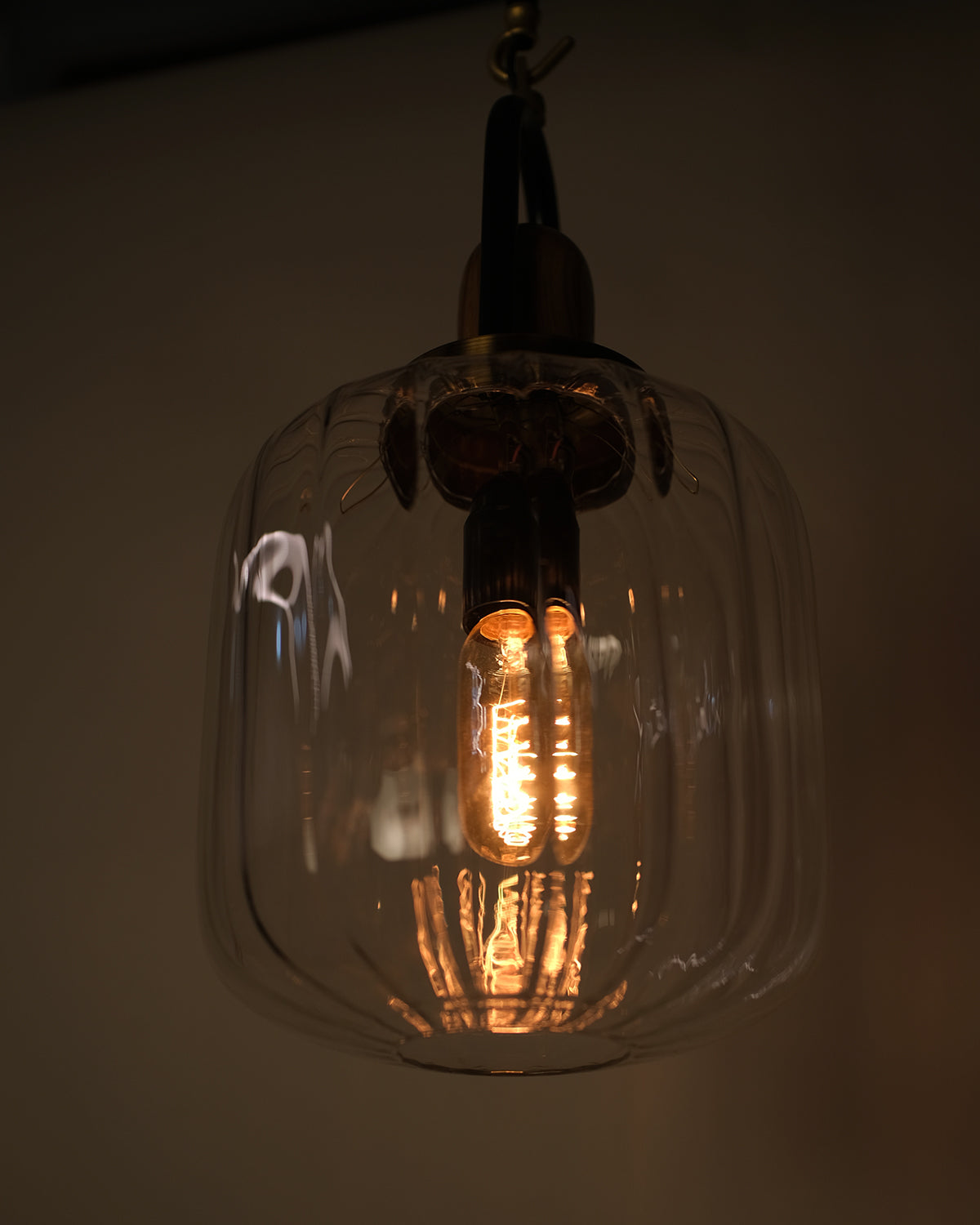 Brewer Ribbed Glass Light