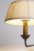 Gold-Antique Dining Lamp - Off White / 48 inches, Width - 10 inches, Height: 11 inches / Mild Steel and fabric shade
