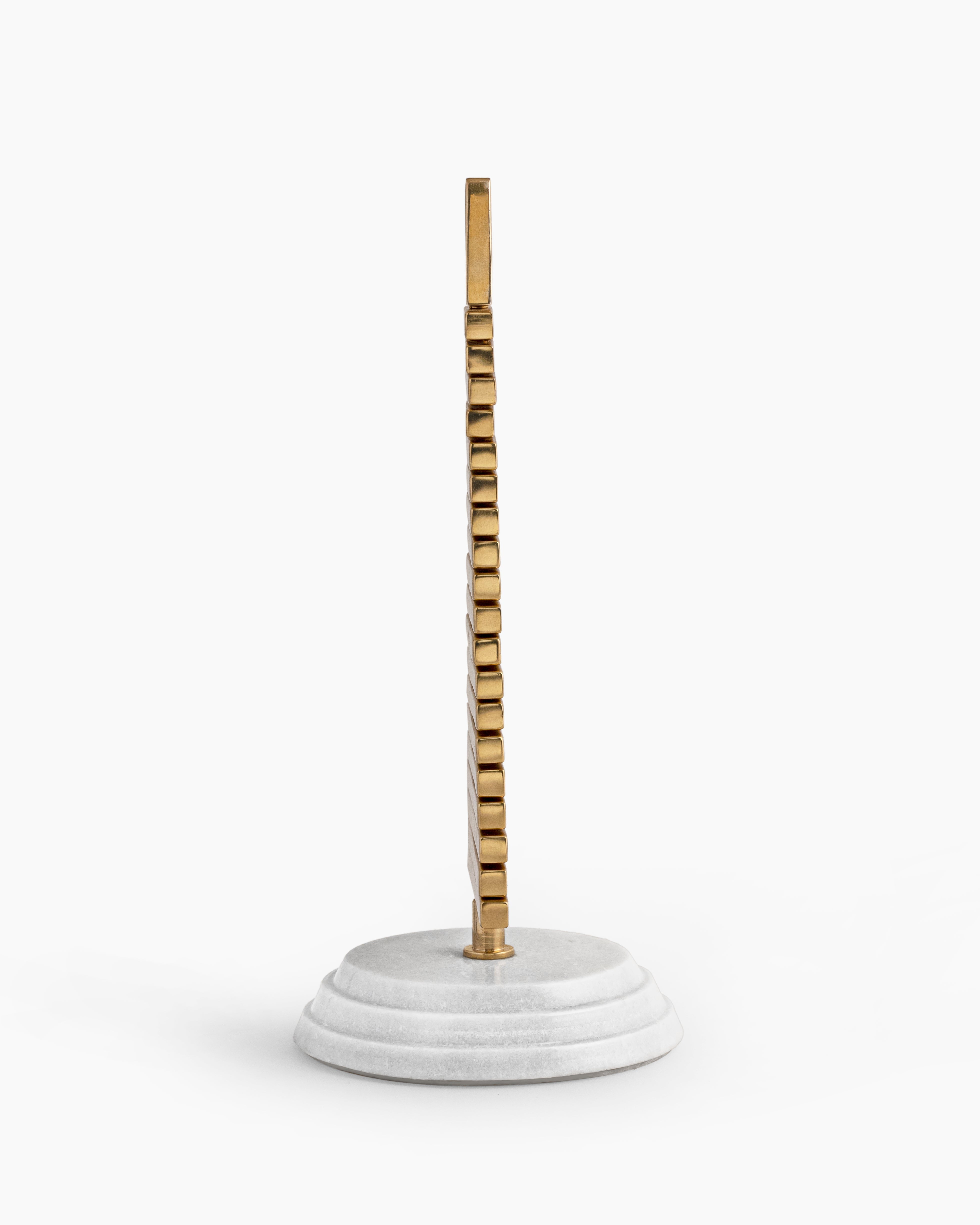 Golden Fir - Gold / Brass and marble - Decor