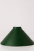Green Cone Glass for Floor ceiling and desk lamps - Frosted Glass / Brass - Lighting
