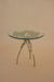 Grove Table - Dia 25’’ x H 22’’ / Brass plated Aluminium, Glass - Coffee Table