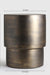 Gull Accent Table 9 - Aluminium / L:51 x B:51 x H:62 In cm - Indoor Furniture