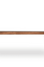 Hairpin Bench - Walnut / Mango Wood and MS / L:130 x D:40 x H:50 in cm - Indoor Furniture