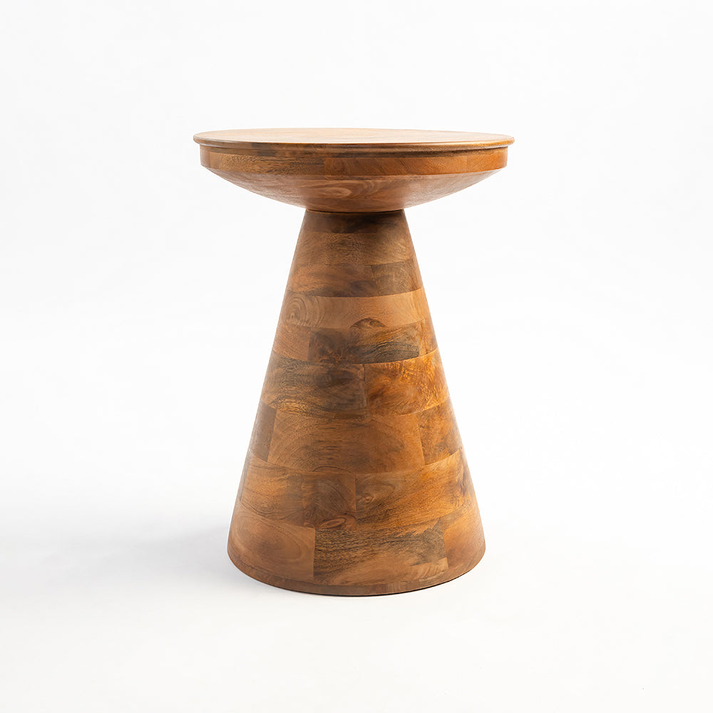 Hale Mango Side Table 33 - CM:- L: - 40 x W:- 40 x H:- 55 / Mango Wood