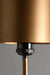 Hand Carved Metal Wall Lamp - Gold (Shade & Pipe) / Black (Holder) / Length - 6 inches, Breadth - 6 inches, Height - 22