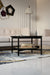 Harbour Coffee Table - L:32’’ x B:32’’ x H:18’’ In Inches / Black Matt Sheesham Top; Clear Rattan Hand-woven Shelf;