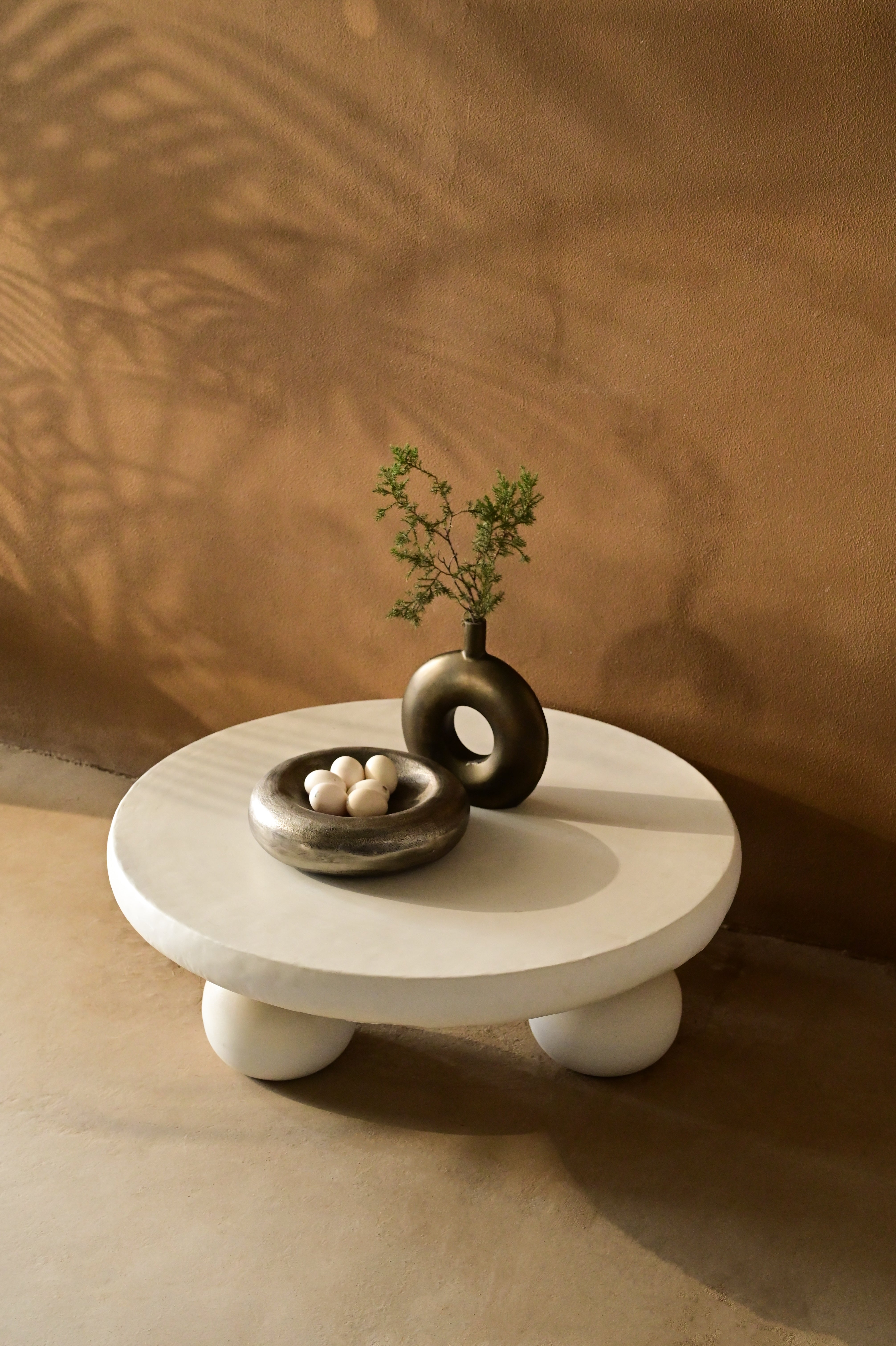 Haru Coffee Table - L:33 x W:33 x H:12 In inches / Metal - Indoor Furniture