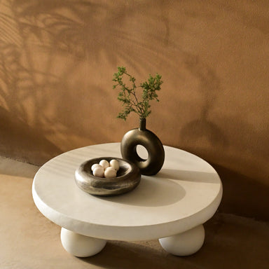 Haru Coffee Table - L:33 x W:33 x H:12 In inches / Metal - Indoor Furniture