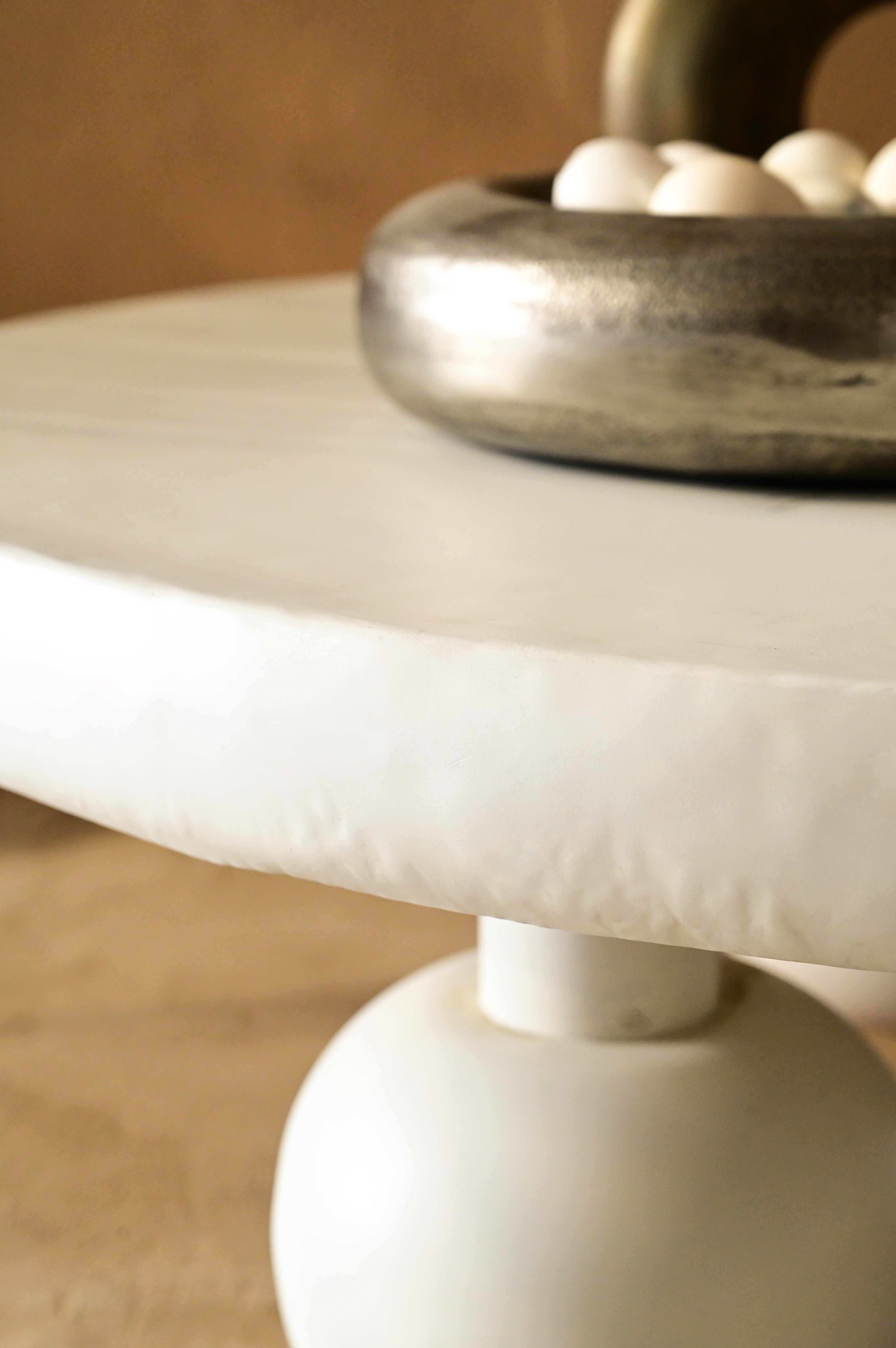 Haru Coffee Table - L:33 x W:33 x H:12 In inches / Metal - Indoor Furniture