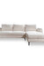 Haven Sectional Sofa - 248x160x84 In cm / Upholstered Fabric +MS / White and Left Hand - Indoor Furniture