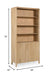Heaven Cabinet - Natural / Mango Wood + MDF + Glass / L: 99.06 x W: 40.64 x H: 200.66 cms - Indoor Furniture