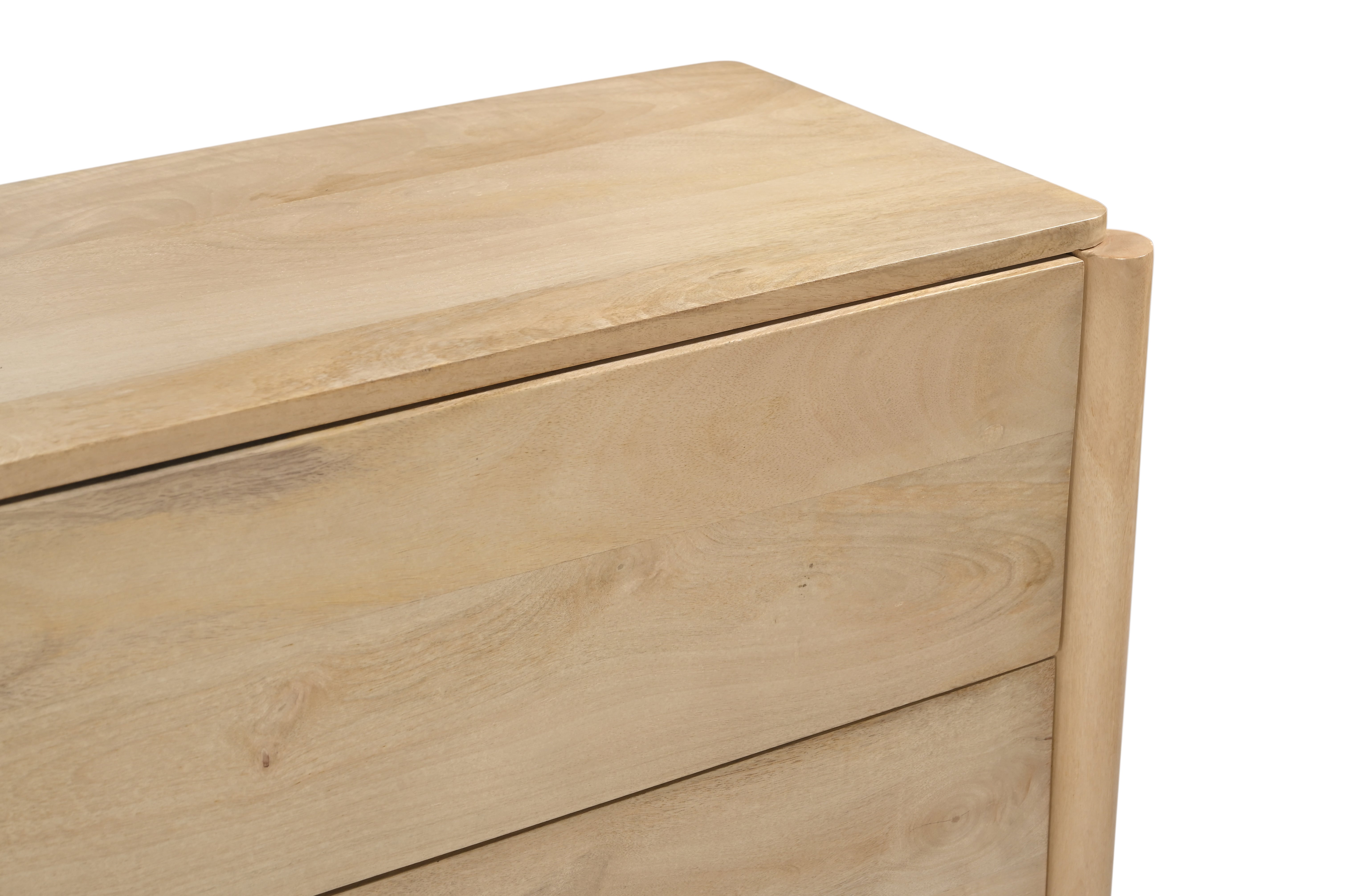 Heaven TV Unit 2 - Mango Wood and MDF / Natural / L: 160.02 x W: 40.64 x H: 60.96 cms - Indoor Furniture