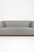 Hela Sofa - W: 90’’ D: 35’’ H:32’’ SH: 16’’ / Grey / Acacia Wood & Upholstered Fabric - Indoor Furniture