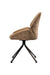 Hela Swivel Dining Chair - Mild Steel & Upholstery / L:57 x B:60 x H:91 In cm - Indoor Furniture