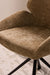Hela Swivel Dining Chair - Mild Steel & Upholstery / L:57 x B:60 x H:91 In cm - Indoor Furniture