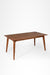 Hilton Dining Set of 6 - Table (L: 66’’ B: 36’’ H: 30’’) & Chairs (L: 20’’ B: 22’’ H: 31’’ SH: 17’’) / Walnut / Acacia