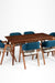 Hilton Dining Set of 6 - Table (L: 66’’ B: 36’’ H: 30’’) & Chairs (L: 20’’ B: 22’’ H: 31’’ SH: 17’’) / Walnut / Acacia