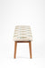 Hilton Dining Set with Bench - Table (L: 66’’ B: 36’’ H: 30’’) Chair (L: 20’’ B: 22’’ H: 31’’ SH: 17’’) & Bench (L: