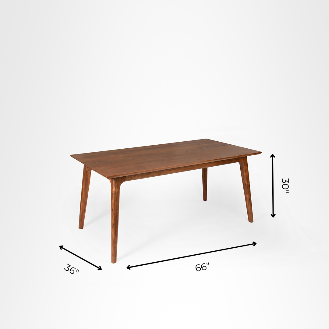 Hilton Dining Set with Bench - Table (L: 66’’ B: 36’’ H: 30’’) Chair (L: 20’’ B: 22’’ H: 31’’ SH: 17’’) & Bench (L: