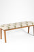 Hilton Dining Set with Bench - Table (L: 66’’ B: 36’’ H: 30’’) Chair (L: 20’’ B: 22’’ H: 31’’ SH: 17’’) & Bench (L: