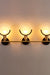 House of Royals Brass Wall Sconce With Fluted Glass - Brass / Length - 27 inches, Breadth - 5 inches, Height - 9 inches