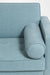 Hudson Sofa - W: 70 ’ D: 32.5’’ H: 26’’ SH: 18’’ / Pastel Blue / Acacia Wood & Upholstered Fabric - Indoor Furniture