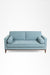 Hudson Sofa - W: 70 ’ D: 32.5’’ H: 26’’ SH: 18’’ / Pastel Blue / Acacia Wood & Upholstered Fabric - Indoor Furniture