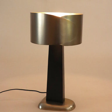 Hug Table Lamp - Dia 11.5” x H 21.5” / Brass plated Mild Steel, Mild Steel - Table Lamps
