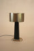 Hug Table Lamp - Dia 11.5” x H 21.5” / Brass plated Mild Steel, Mild Steel - Table Lamps
