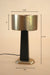 Hug Table Lamp - Dia 11.5” x H 21.5” / Brass plated Mild Steel, Mild Steel - Lighting