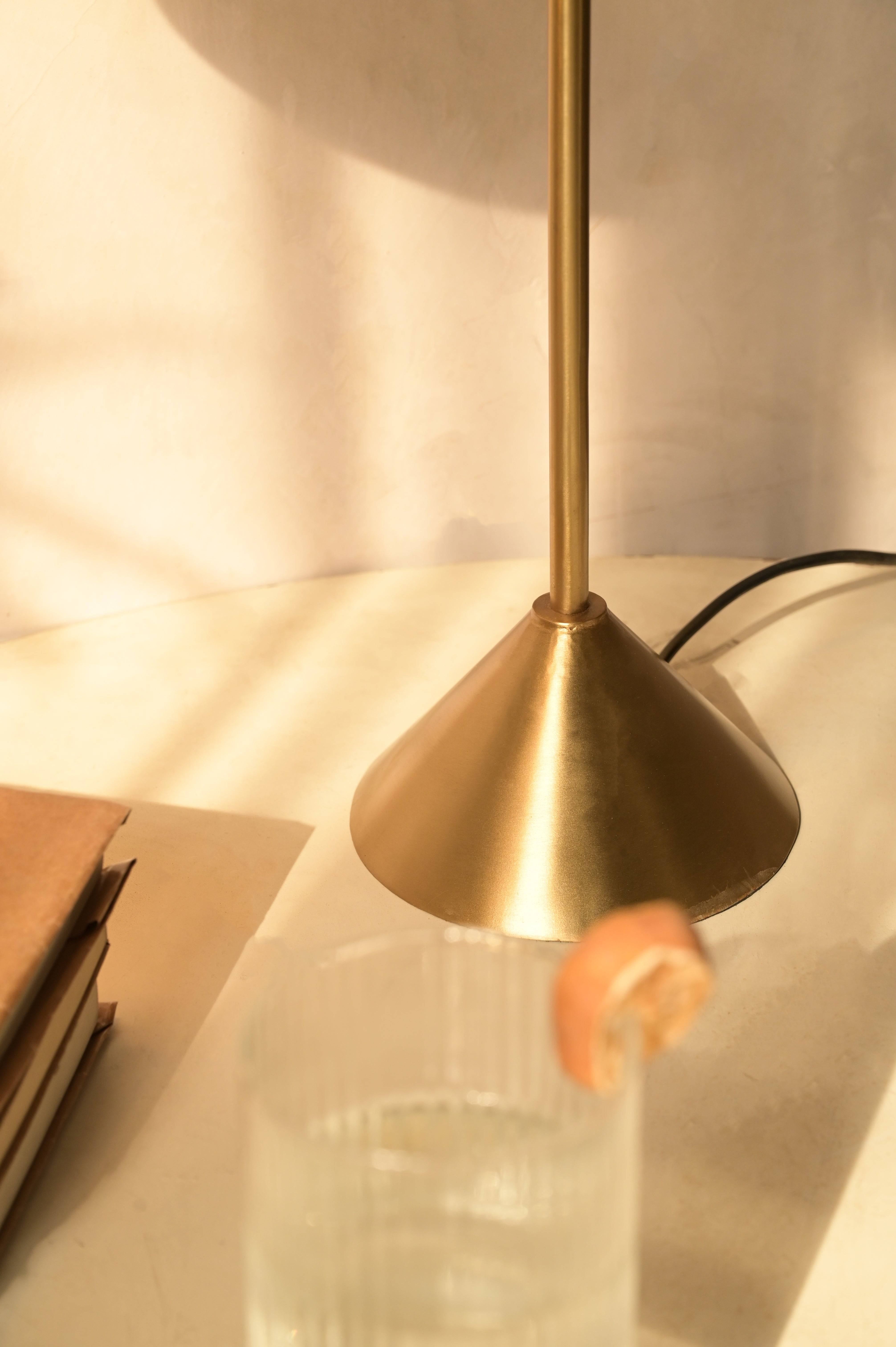 Hush Table Lamp - L:11 x W:6 x H:24 In inches / Metal - Lighting