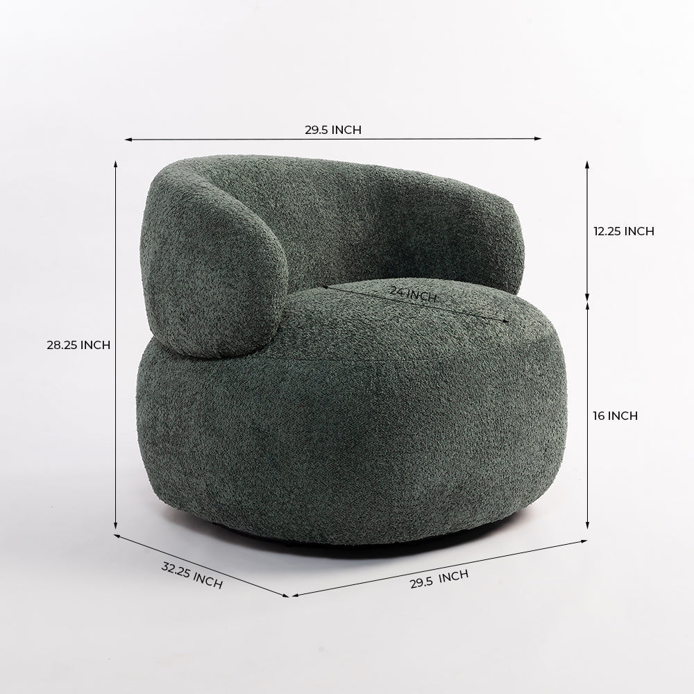 Hygge Swivel Lounge Chair - Indoor Furniture