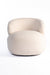 Hygge Swivel Lounge Chair - White / L:81 x W:81 x H:73 In cms - Indoor Furniture