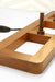 Illusion London Table Lamp - L:21’’ W: 6’’ H: 20’’ / Natural and White / Wood, Mild Steel and Poplin - Lighting
