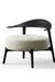 Impala Lounge Chair - Black / Jacobean Sheesham Frame; AZCO EDEN 40 Ply & Foam Upholstery Seat / L:28’’ x B:26’’ x