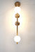 Industrial Garage Wall Lamp - Gold / Length - 5 inches, Wall protrusion - 9 inches, Height - 30 inches / MS and Glass