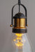 Industrial Pendant Light Conical Clear Glass