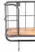 Jacob Wall Shelf - Natural / Mango Wood and Steel / L:77 x D:24 x H:39 in cm - Indoor Furniture