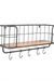 Jacob Wall Shelf - Natural / Mango Wood and Steel / L:77 x D:24 x H:39 in cm - Indoor Furniture