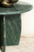 Jade Raio Marble Side Table - L:72 x W:66 x H:65 In Cms / Green / Marble - Indoor Furniture