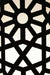 Jali Table Lamp - Dia: 6’’ H: 14’’ / Black and Red / Mild Steel and Poplin - Lighting