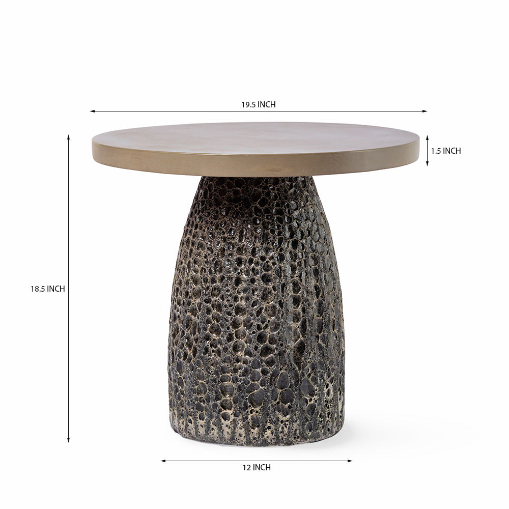 Java Coffee Table - Concrete / L:45 x B:45 x H:43 cm - Indoor Furniture
