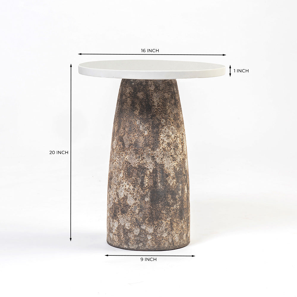 Java Side Table - Concrete / L:45 x B:45 x H:51 cm In cm - Indoor Furniture