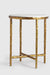 Jelo Indoor Accent Table Set of 2 - Aluminium + Marble / L:30 x B:30 x H:61 In cm - Indoor Furniture