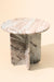 Jupiter Marble Table - White / Marble / Short: H:40 x D:40 In cm - Indoor Furniture