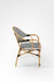 V Popsicle Cane Table With Armrest And Chairs Set